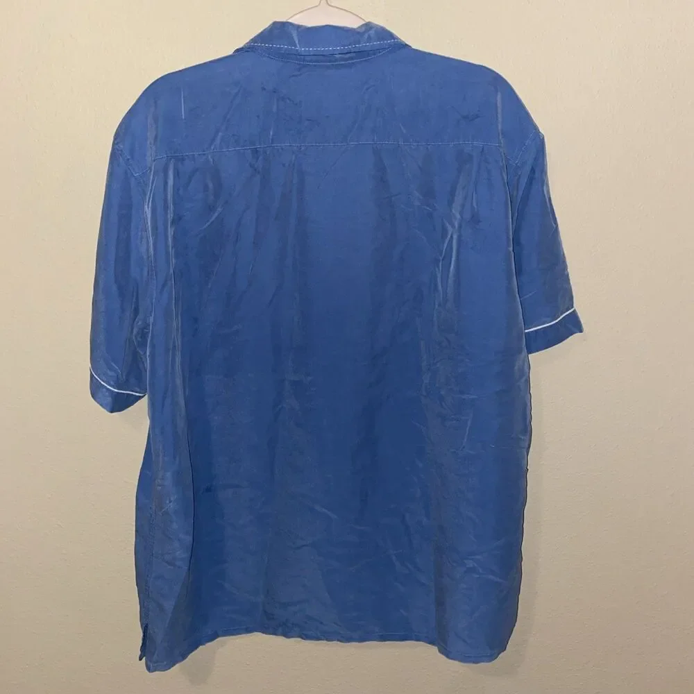 Hobie Men’s Button Down Shirt Blue